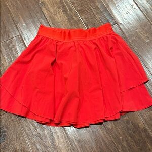 Lululemon size 4 red tennis skirt